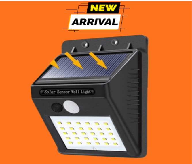 Waterproof Solar 30 LED Light - 1 Piece